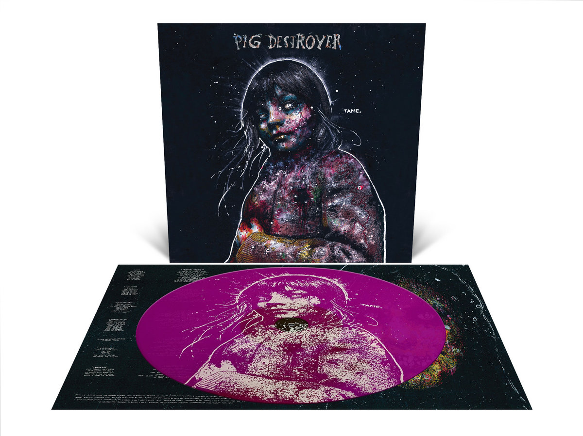 PIG DESTROYER - Painter of Dead Girls. Neon Violet coloured LP